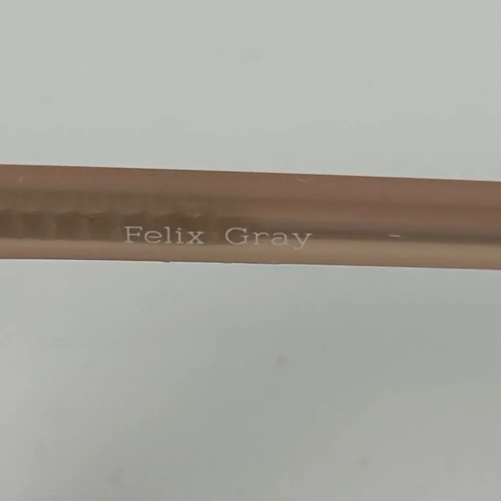 Felix Gray Roebling C16 Eyeglasses Womens Dusty Mauve Plastic Full Rim 49 18 140